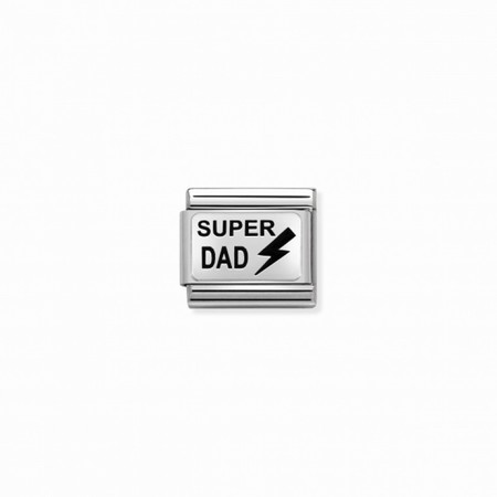 Nomination Silver Super Dad Composable Charm